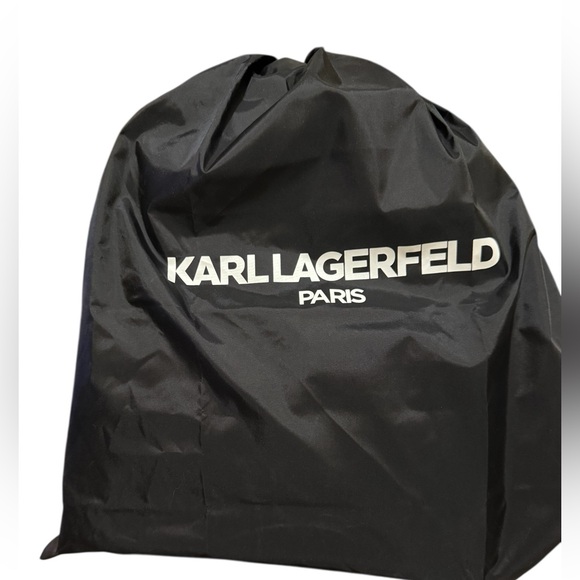 Karl Lagerfeld Handbags - Karl Lagerfeld Black Leather Shoulder Bag w/ Dust Bag NEW WITH TAGS!!!!!!